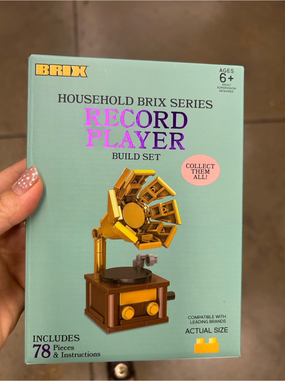 NWT Record Player Building Set